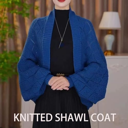 Knitted Shawl Coat, Fashion Hollow out Knitted Shawl Coat, Lightweight Women's Knitteds Cardigan Wrap Cardigan Shawls Coats3