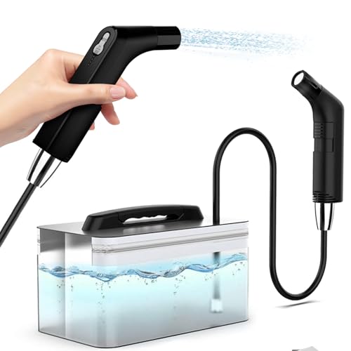 Bidet Portable Électrique, Douche intime périnée de 2,3 L avec 2 Modes de Pression D'eau, Portable Bidet, Bouteille Périnée Portable, Douche Privée pour Femmes Enceintes, Post-partum et Voyages
