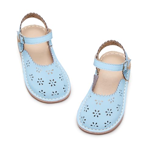 Image of Otter MOMO Girls Open Toe Princess Flat Sandals with Comfort Sole Summer Sandals