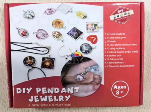 EFO SHM Jewellery Making Kit Charms for Jewellery Making Pendants Bracelet Chain Necklace Crafts Making Resin Jewellery Making Kit for Girls Adult - Image 7