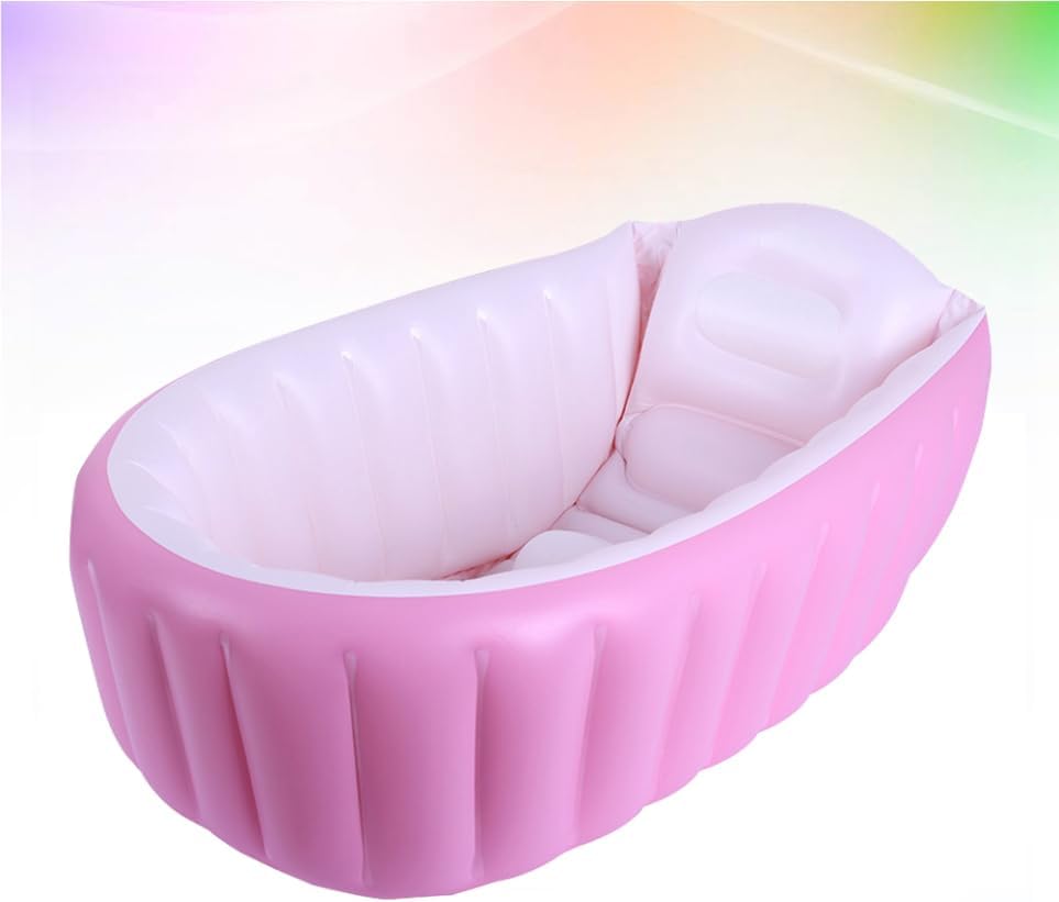 Milisten Boy Girl Boy Girl Bath Tub Inflatable Pool Float for and Thicken Bathtub Shower Basin Portable Inflatable Bathtub for Bathing