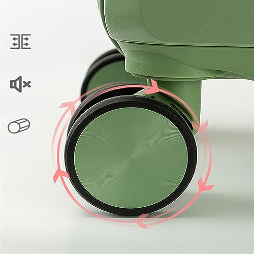 Luggage Travel Gear Luggage Hard Suitcases Lightweight Password Luggage Wheeled Men's Women's Suitcase(D,22inch)3