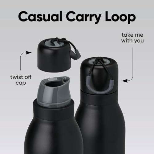 Image of Owala FreeSip Twist Insulated Stainless Steel Water Bottle with Straw for Sports and Travel, BPA-Free, 24-oz, Teen Spirit