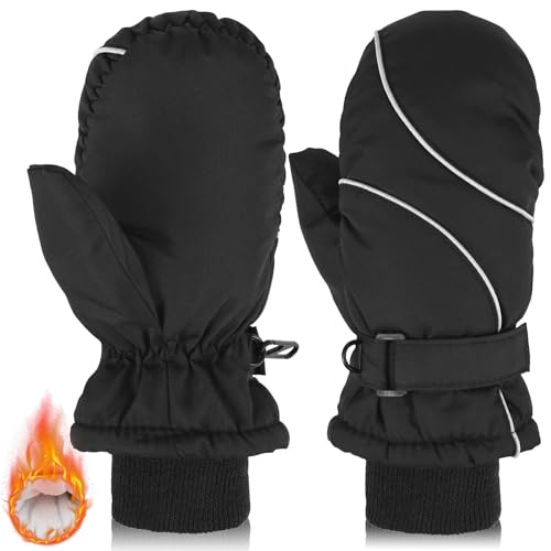 Menoly EF115 Toddlers Kids Winter Waterproof Windproof Mitten Gloves Thinsulate Outdoors Sports Cold Weather Mittens cover