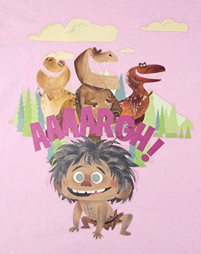 The Good Dinosaur Spot Pink Short Sleeve Girl's T-Shirt2