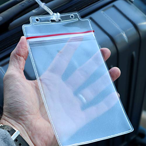 Étiquette bagage solide grand format pour éviter la perte de vos valises et sacs