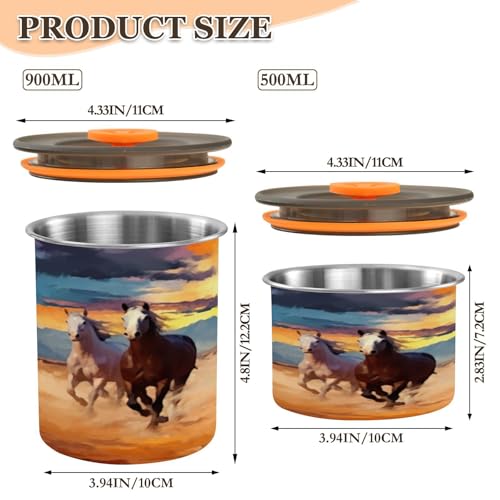 Envase hermético para café de acero inoxidable 30oz miniatura 2