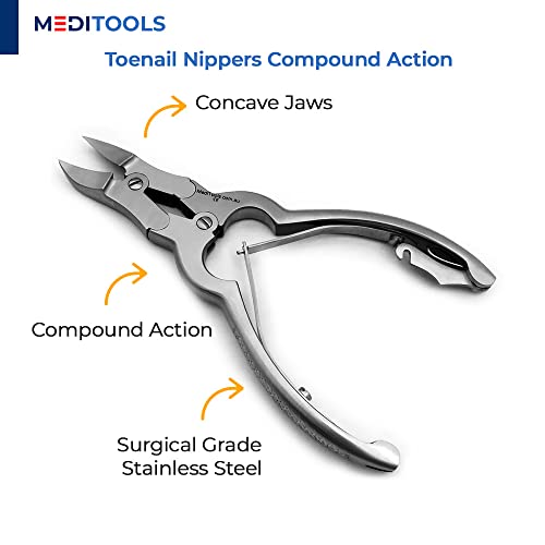 Coupe-ongles double action robuste MediTools pour manucure et podologue - 3