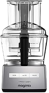 Magimix Compact System 3200XL Food Processor | 2.6 Litre BPA-Free Bowl | Quiet & Powerful Motor | Multifunctional 6 in 1 Solution | Satin, 18371