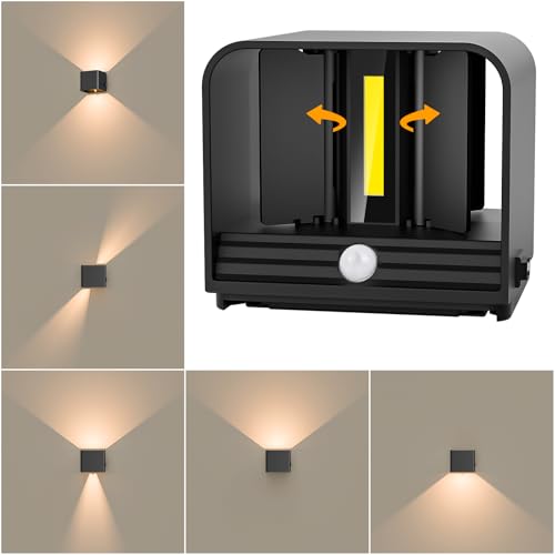 Aplique de pared sin cables para evitar tropiezos nocturnos luz cálida 5