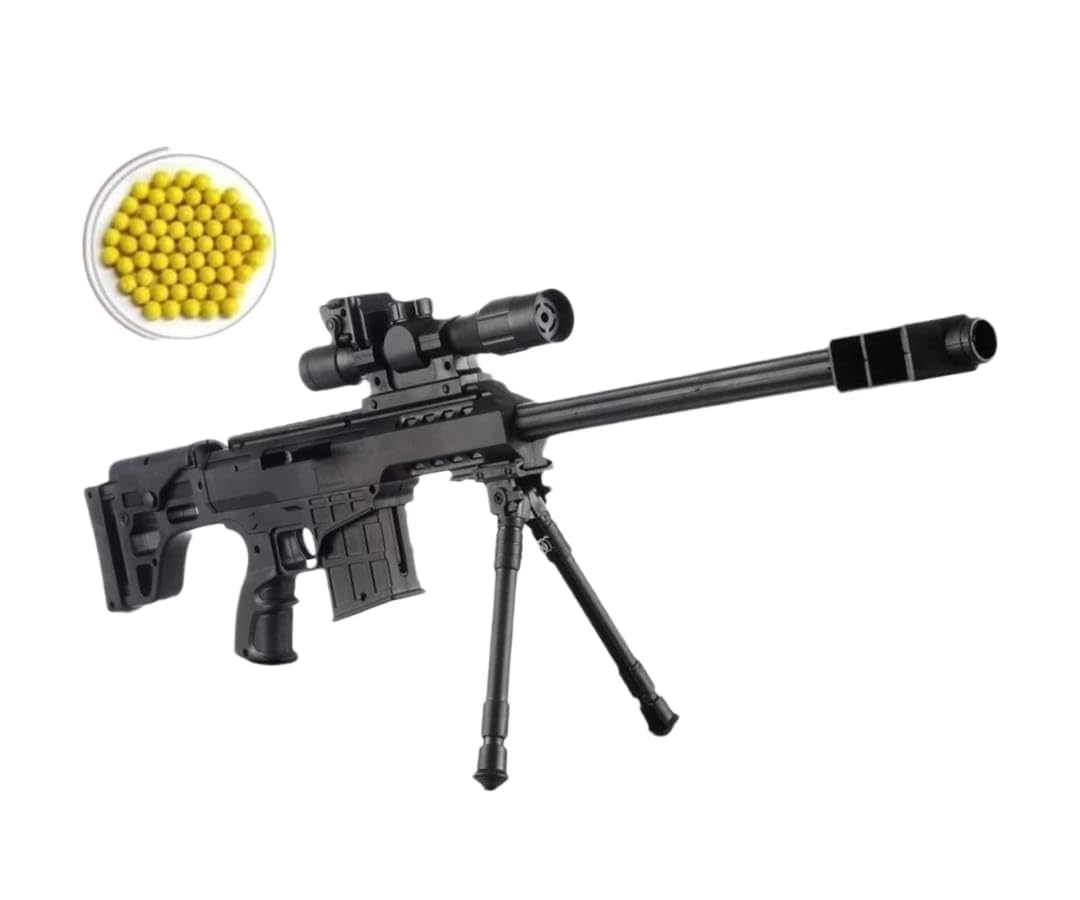 TILLU TIM TIM TOYS AF Ak 47 Toy Shooting Gun for Kids with Bullets Cap Googles Stand Sniper Toy Guns/Machine Gun Toy/Air Soft Toy Gun for Boys (B0DDQJ4C52) Amazon Price History, Amazon Price Tracker