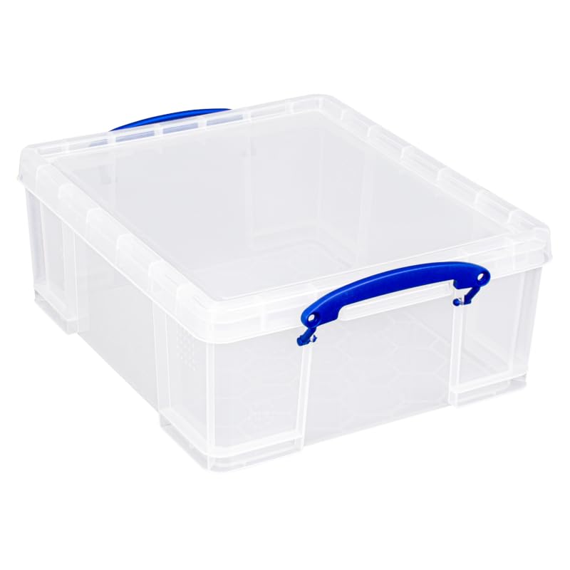 Really Useful Box 12.9 Litres - 395 x 335 x 155 mm - Transparent
