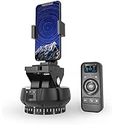 Motorized Pan Tilt Head, Motorized 360° Rotating Panoramic Head for Smartphones/DSLR/Cameras, 2.4...