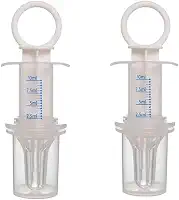 Kit 2 Unidades Dosador de Remédio Branco – Ideal para Uso Infantil