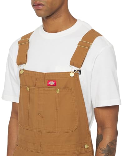 Dickies - Salopette Classica, Uomo, Marrone, Taglia: W40/L34 - 5