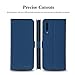 Polaland Galaxy A50 Wallet Case, [New Version] Premium Leather Flip Cover with Card Slots and Magnetic Clasp Compatible Samsung Galaxy A50 (2019) - Navy