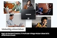 Samsung 870 EVO SATA III 2,5 Zoll SSD, 1 TB, 560 MB/s Lesen, 530 MB/s Schreiben, Interne SSD, Festplatte für schnelle Datenübertragung, MZ-77E1T0B/EU – Ansicht 4