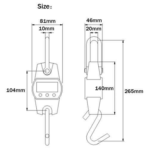Báscula digital colgante industrial acero inox 30kg miniatura 2