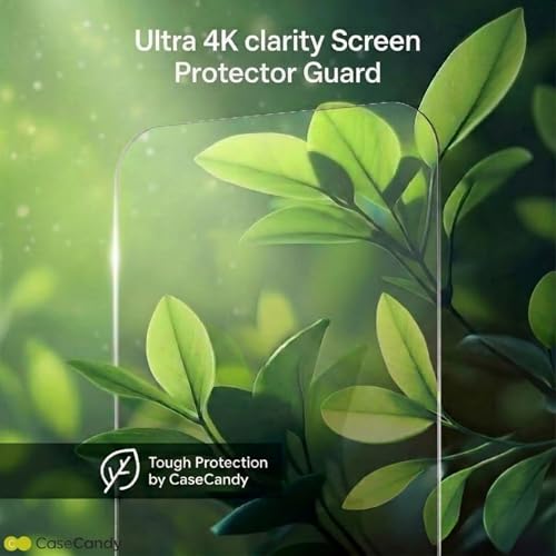 Image of Casecandy Silicone - (Pack 2 Screen Protector for Samsung S23 Ultra /Samsung S22 Ultra (6.8-inch) | Transparent Screen Guard For Galaxy S23 Ultra /S22 Ultra - Fingerprint Support /S PEN Compatible /HD