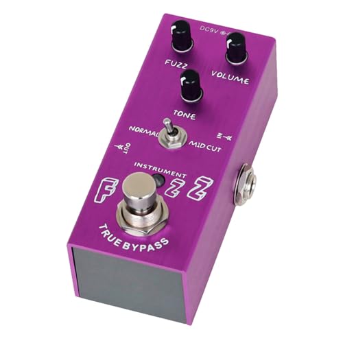 Pédale effet fuzz pour guitare électrique à délai analogique et structure simple