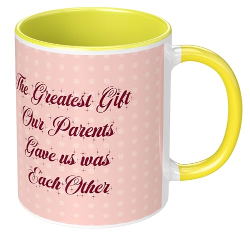 Image of Raksha Bandhan Gifts Printed Mug with Keychain Best Rakhi Combo Gift for Brother & Sister Rakshabandhan Return Gifts for Sister White 350ml Coffee Mug(Pack of 5)(Combo Set)(RMCKRCG406)
