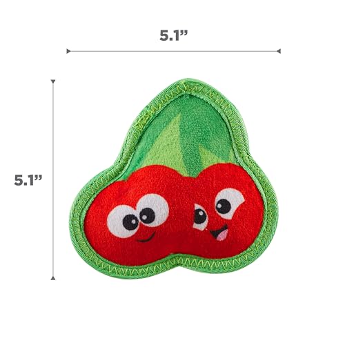 Outward Hound Tough Skinz Cherries, pacote com 2, pequeno