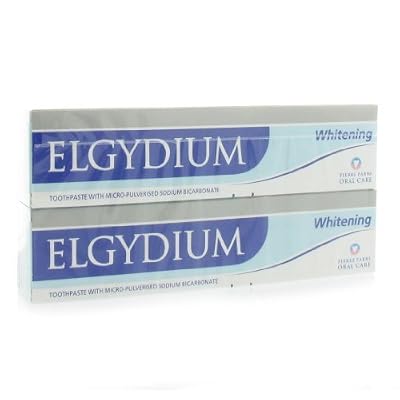 Elgydium Whitening Toothpaste with Bicarbonate Lot De 2x75 Ml by Elgydium
