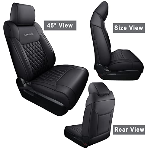 Huidasource TUN03 Tundra Seat Covers, Front & Rear Leather Car Seat Cover thumb #6