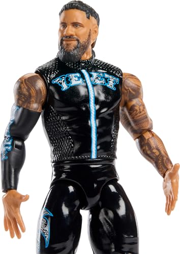 Mattel WWE Jey USO Action Figure, Main Event Series #157, 6-inch Collectible Superstar with 14 Articulation Points & Life-Like Look - image 2