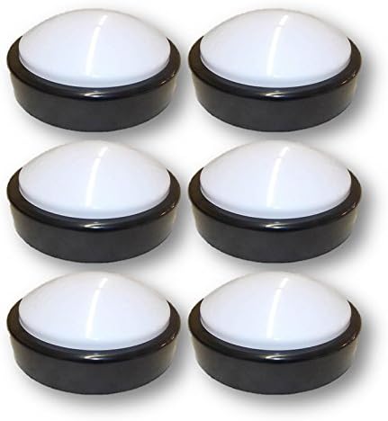 Case of 6 Tap Lights 5-1/2 inch Uses AA Batteries Standard Size [(6)]