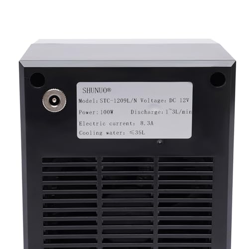 YHISUAILO Cold Plunge Chiller, 30L/7.93GAL 1/10 HP Water Cooler Fish Tank Chiller with 1* Water Pump,Aquarium Water Chiller Constant Temperature Cooling System Fish Tank Cooler for Fishes, Shrimp
