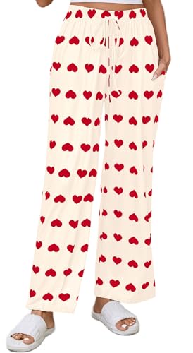 Image of X-Image Women Comfy Casual Pajama Pants with Pockets & Drawstring
