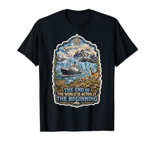 Cruise Historic Exploration Strait of Magellan Vintage T-Shirt