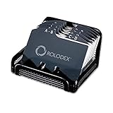 Rolodex Metal/Mesh Open Tray Address / Business Contact Card File, Black 22291ELD