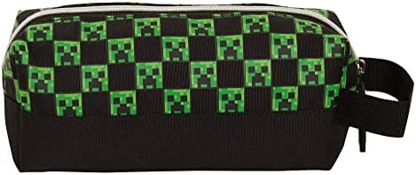 Minecraft Pencil Case Adults Kids Large Capacity Creeper Gaming Accessory Gamer Toiletries Bag