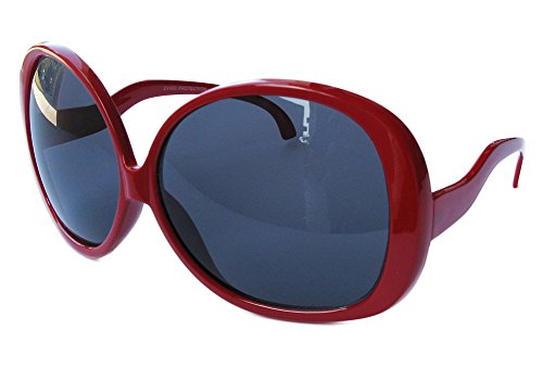 AStyles - Big Huge Oversized Vintage Style Sunglasses Retro Women Celebrity Fashion (Tortoise-Brown)