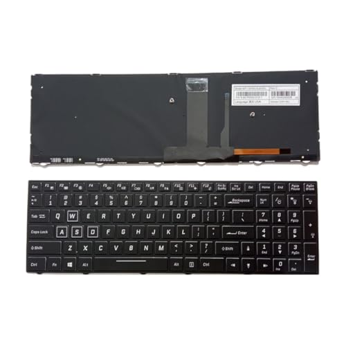 Clavier américain CLEVO N850 N870HK1 N950TP6 MP-12H83USJ430C RGB QWERTY