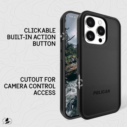 Pelican PP054440 Protector Iphone 16 Pro Case [Compatible With Magsafe] Rugged Magnetic Phone Case thumb #3