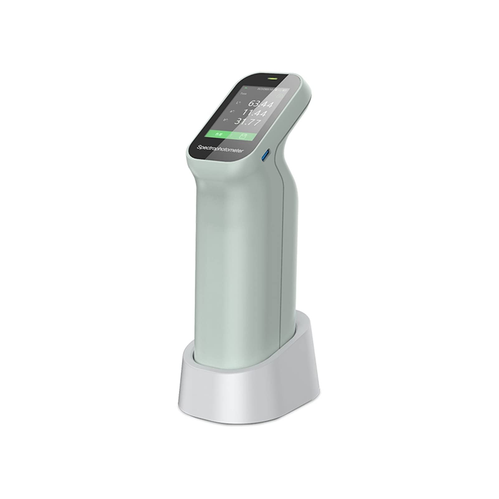 Tragbares Farbkolorimeter CS-410 Hochvorbereitete Spektrophotometer Kunststofffarbe Farbkontrast Farbdifferenzentest Instrument,Ultrastabile Leistung(CS-412)