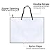 Opret 19x25 inch Art Portfolio Bags, Artwork Storage Case with Handle and Zipper Vinly Mesh Folder Organizers for Bulletin Boards, Scrapbooks, Keepsake and Poster Storage