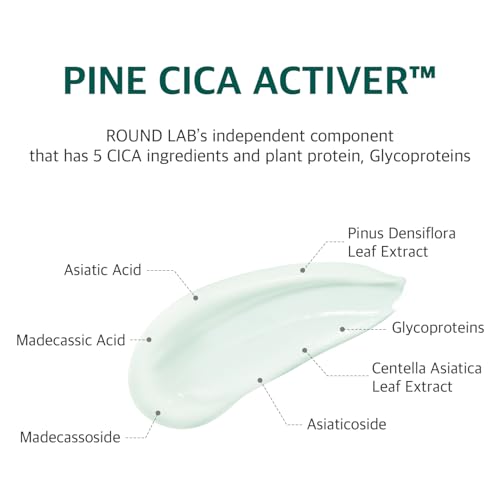 image for ROUND LAB Pine Calming Cica Cream 1.69 Fl Oz, Low-Acidic Soothing Mois