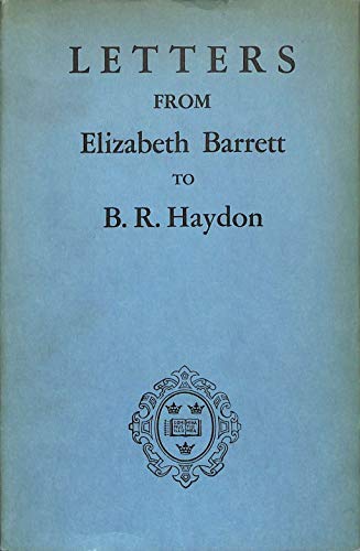 Letters from Elizabeth Barrett to B.R. Haydon. ... B004ALEF1K Book Cover