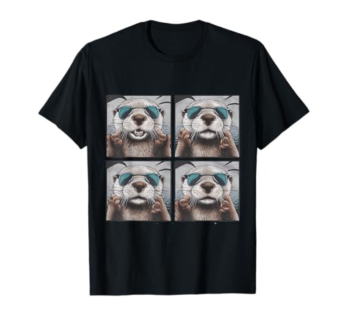 Otter Sunglasses Lover - Funny Sea Otter Lover Camiseta