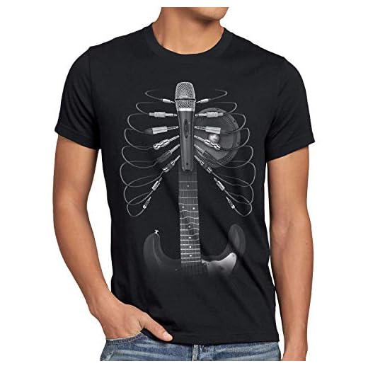 style3 Enamorarse de Audio Camiseta para Hombre T-Shirt técnica de Sonido Concierto, Talla:L