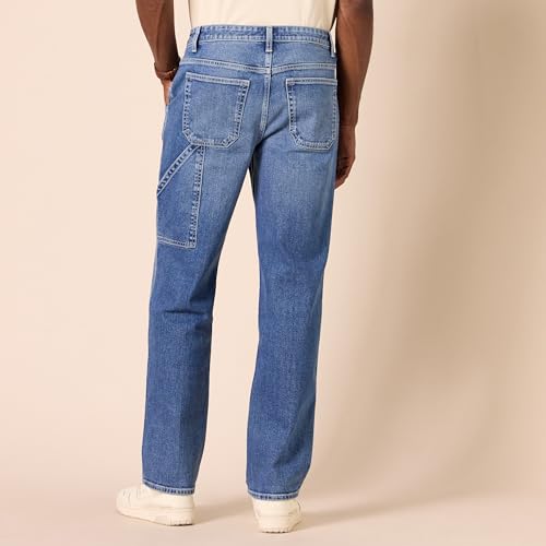 Amazon Essentials Men's Low Stretch Relaxed-Fit Workwear Carpenter Jean2