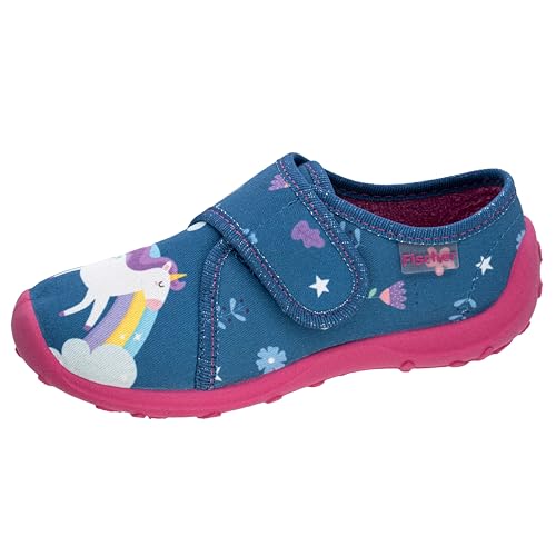 Fischer Markenschuh Kinder-Klett-Hausschuh