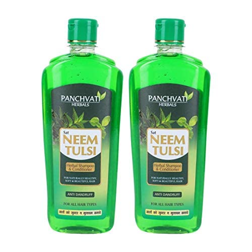 Panchvati Neem Tulsi Hair Shampoo 500 ml (pack of 2 x 500 ml) neem shampoo for hair fall & anti dandruff-picture-56