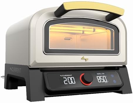 Current® Model P Smart Electric Pizza Oven, 12-Inch, 850°F Max, 5...
