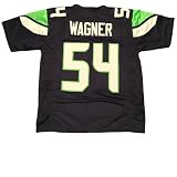 Generic Bobby Wagner Blue Jersey Stitched Custom Football New No Brand/Logos (US, Alpha, Large, Regular, Regular, Blue)