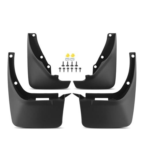 Image of A-Premium Mud Flaps Compatible with Toyota RAV4 Sport Utility 1996 1997 1998 1999 2000, No Drilling Required Mud Guards with Hardware Accessories, Set of 4 Front and Rear